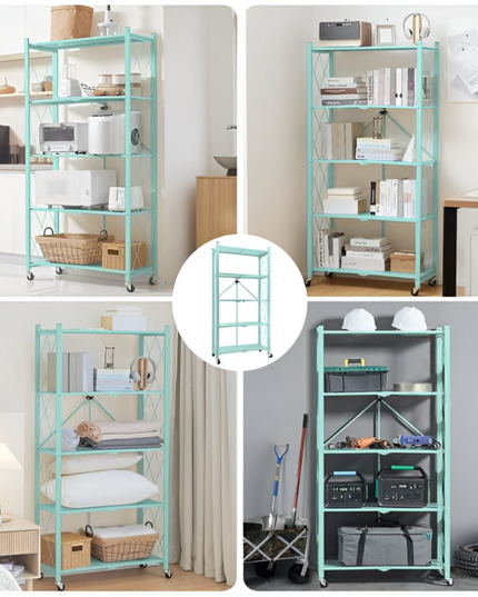 Foldable Kitchen Storage Rack 5 Layer