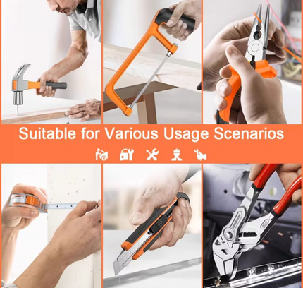 Household Hardware Tool Set Box 46 Pcs