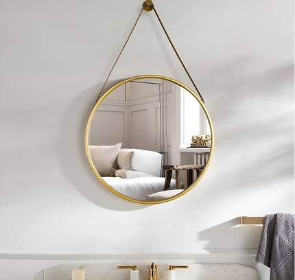 Wall Hanging Mirror Round Shape