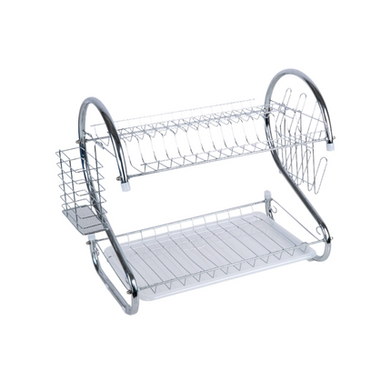 2 Layer Dish Drainer Rack
