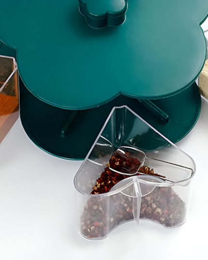Kitchen Rotatable Seasoning Pot Spice Container