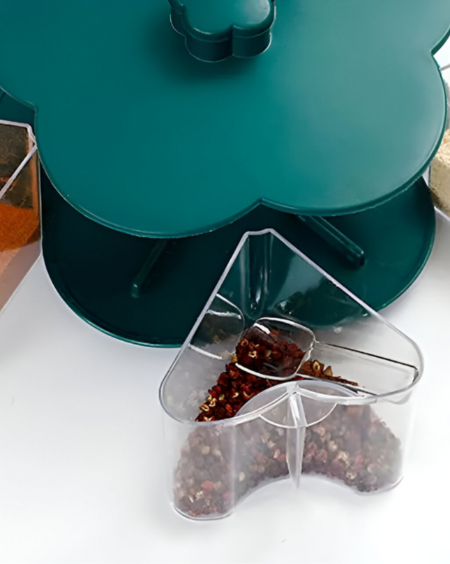 Kitchen Rotatable Seasoning Pot Spice Container