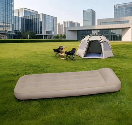 Inflatable Single Size Bed Automatic Pump-190X73X22Cm