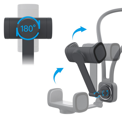 Porodo Smartphone Neck Mount - Black