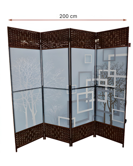 Graphics Designed Foldable Room Partition