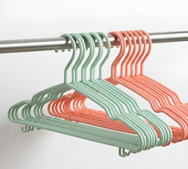 Clothes Hangers Steel 8 Pcs Set