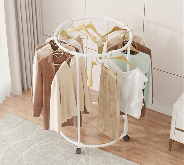 Circular Rotating Garment Rack