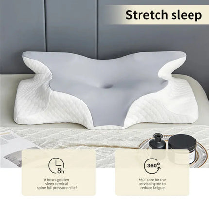 Orthopedic Ergonomic Butterfly Shaped Memory Foam Cervical Pillow for Neck Pain