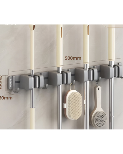 Wall Mounted Mop & Broom Holder