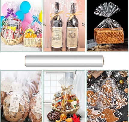 Transparent Wrapping Paper Rolls 20 Meter