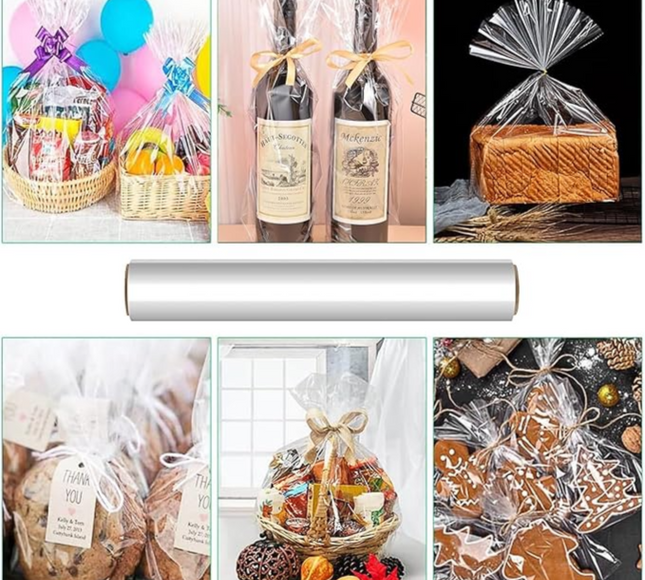 Transparent Wrapping Paper Rolls 20 Meter