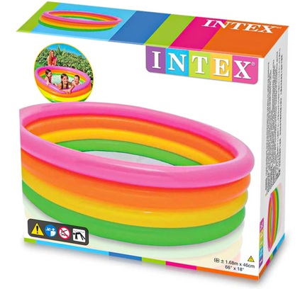 Intex Sunset Glow Inflatable Pool 168 X 46 Cm
