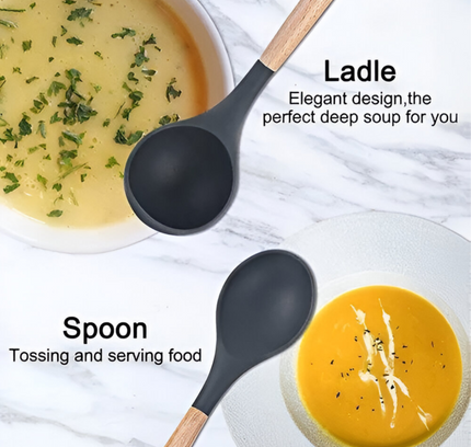 مجموعة أدوات الطبخ للمطبخ 12 قطعة