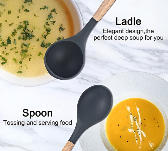 مجموعة أدوات الطبخ للمطبخ 12 قطعة