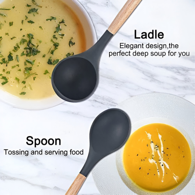 مجموعة أدوات الطبخ للمطبخ 12 قطعة