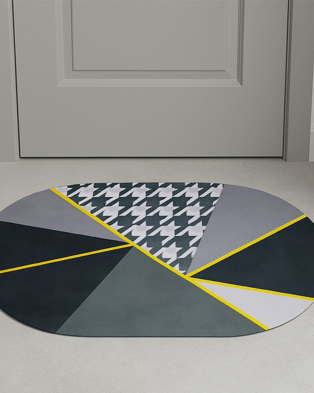 Door Mat Oval Shape