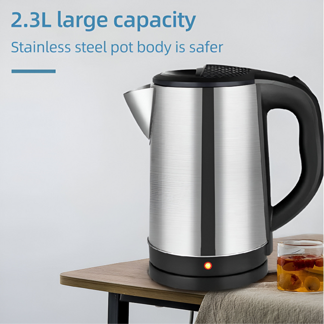 غلاية كهربائية من الستانلس ستيل من جيهام