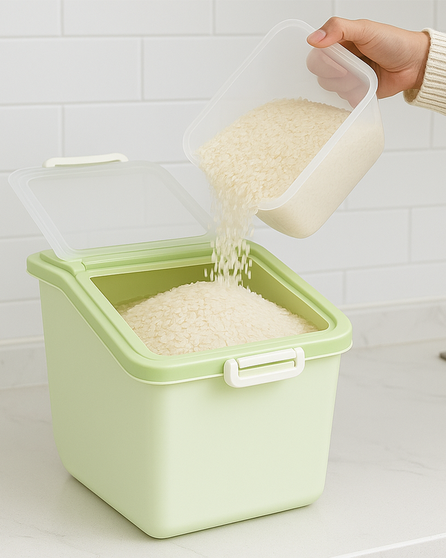 Plastic Rice Storage Container