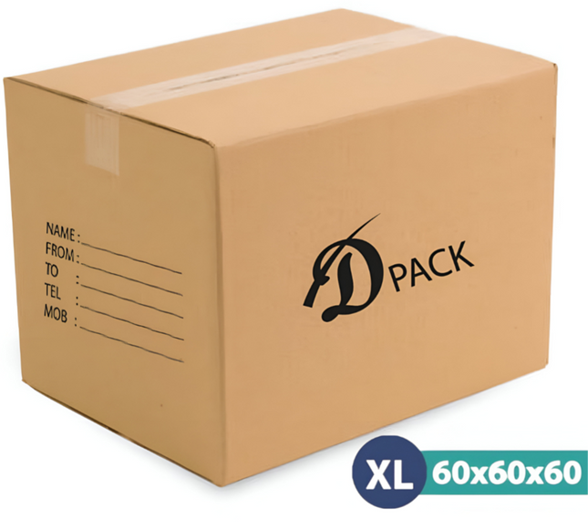 كرتون شحن كرتوني بني XL