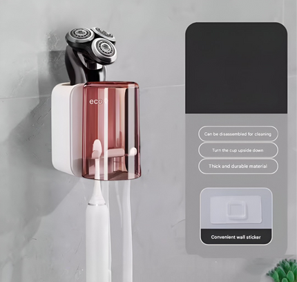 مجموعة حامل فرشاة الأسنان