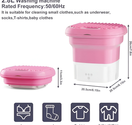 Mini Foldable Washing Machine
