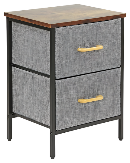 Fabric Drawers Storage Shelf 2 Layer