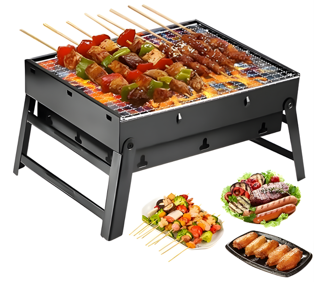 Portable Folding Stainless Steel Bbq Grill (Ca-04B)