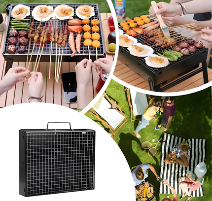 Portable Folding Stainless Steel Bbq Grill (Ca-04B)