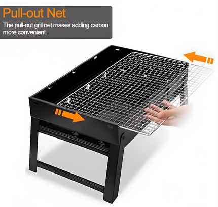 Portable Folding Stainless Steel Bbq Grill (Ca-04B)