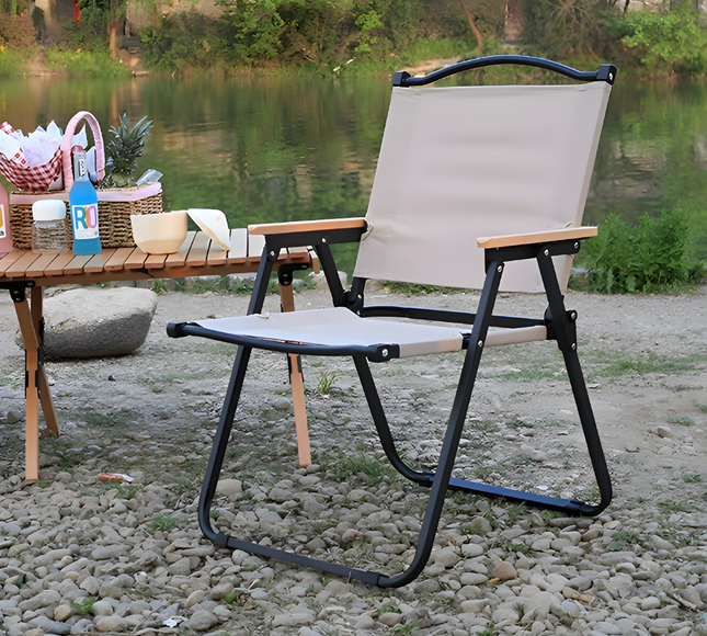 Folding Portable Metal Camping Chair