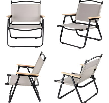 Folding Portable Metal Camping Chair