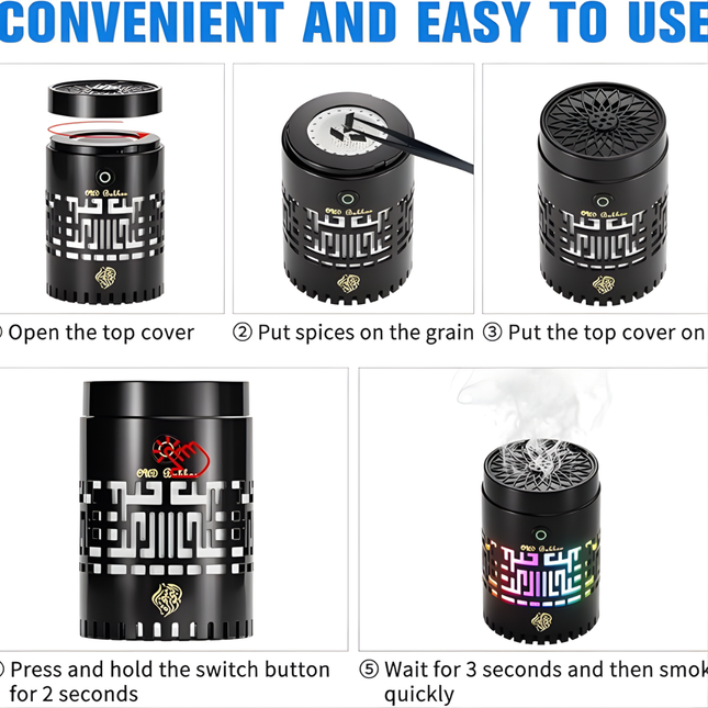 Bakhoor Burner Portable Electric Incence Bk-59