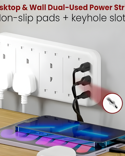 Moxedo Power Strip  8 AC Outlet 3 Usb port