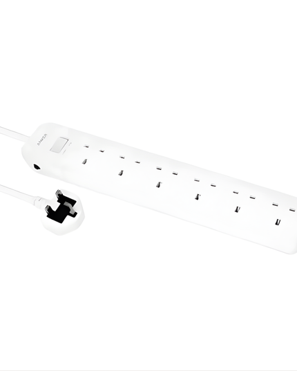Anker 6 Ac Outlet Power Strip White, A91f3k21