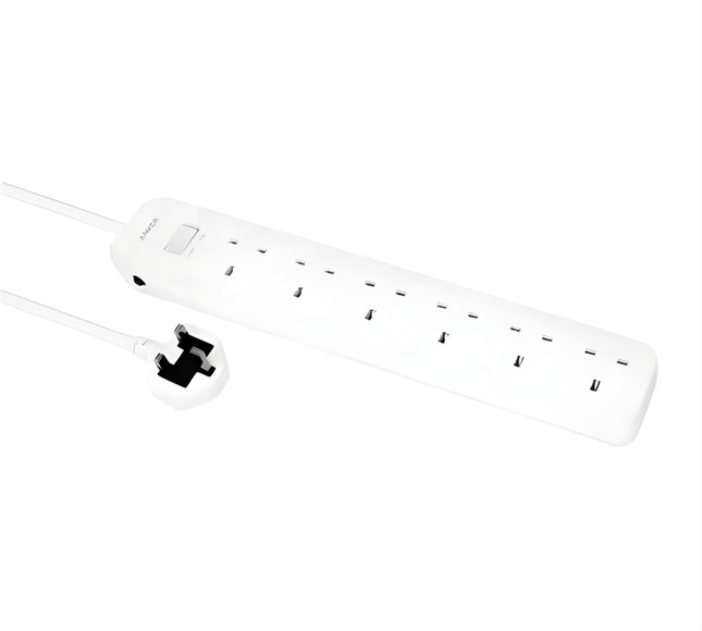 Anker 6 Ac Outlet Power Strip White, A91f3k21
