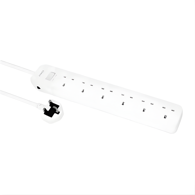 Anker 6 Ac Outlet Power Strip White, A91f3k21