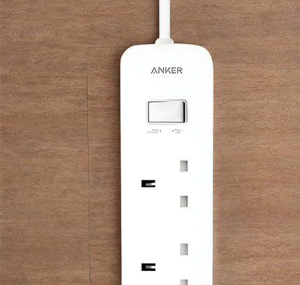Anker 6 Ac Outlet Power Strip White, A91f3k21
