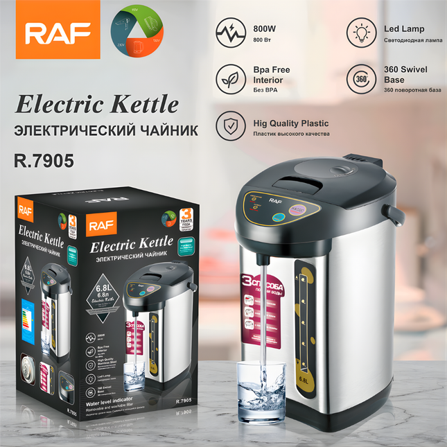 RAF Electric Kettle 6.8Liter R.7905