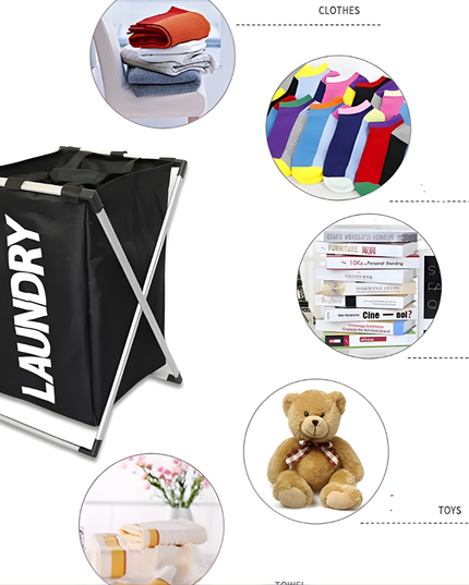 Foldable Laundry Basket 1 Section