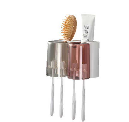 Tooth Brush Holder Two Cups Ecoco