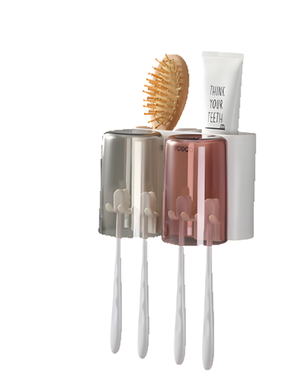 Tooth Brush Holder Two Cups Ecoco