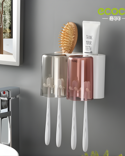 Tooth Brush Holder Two Cups Ecoco