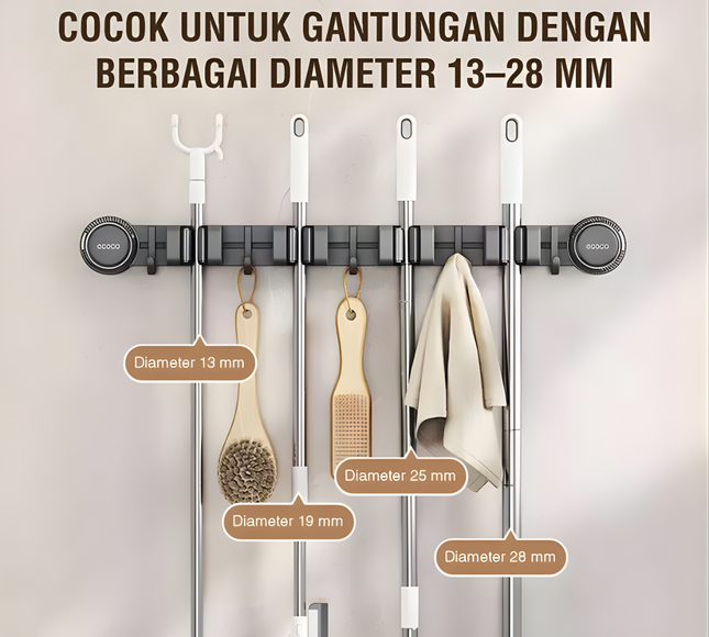 Suction Mop Holder Ecoco