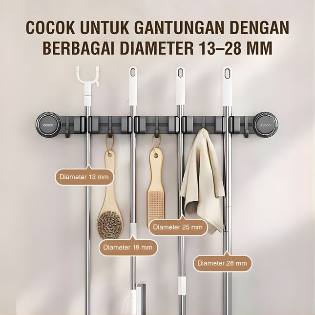 Suction Mop Holder Ecoco