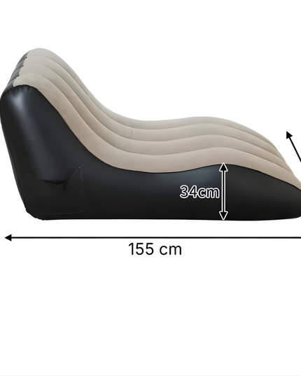 Flocked Lounge Inflatable Sofa Chair