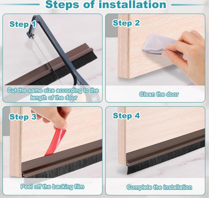 Universal Door Bottom Seal Strip