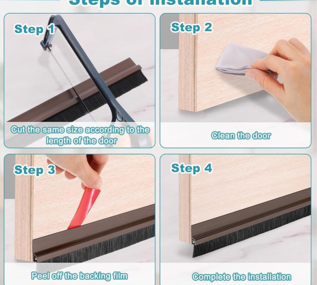 Universal Door Bottom Seal Strip