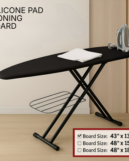 Ironing Board with Silicon Pad