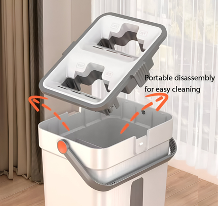 Scratch Cleaning Mop and Bucket Set