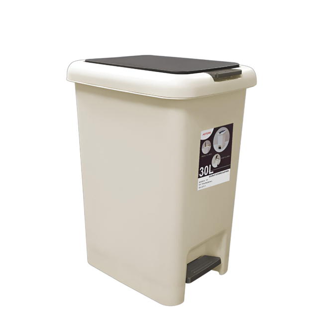 Plastic Trash Can Lid Press 30Liter